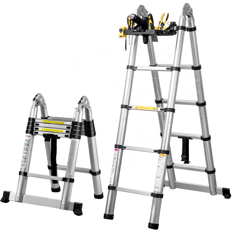 PACKTECH CAT 560 ÇİFT YÖNLÜ ALÜMİNYUM TELESKOPİK MERDİVEN 